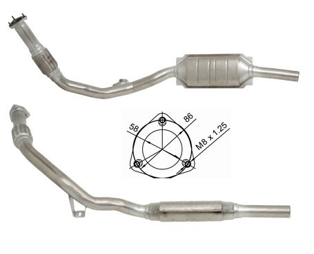 Audi A4 2.5TD 2496 cc 110 Kw / 150 cv AFB Magnaflow CAT Bouwjaar