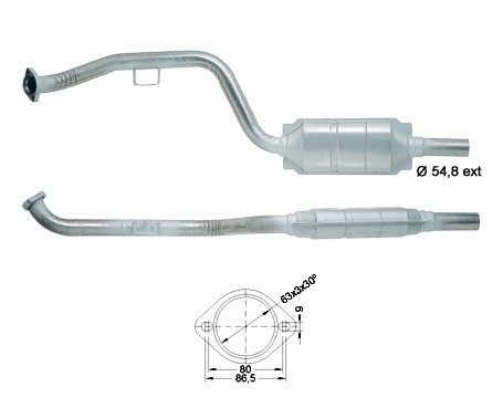 Mercedes CLK 200 1998 cc 100 Kw / 136 cv C208 Magnaflow CAT Bouw