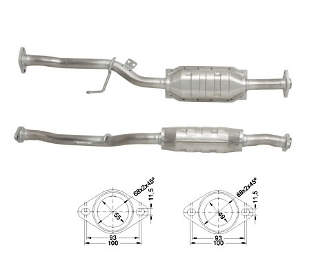 Toyota AVENSIS 2.0i 16V 1998 cc 94 Kw / 128 cv 3SFE Magnaflow CA