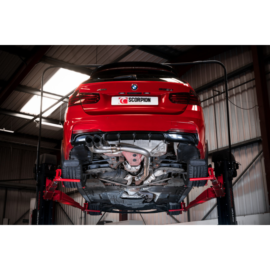 BMW 3 Series F30/F31 330D/335D incl. xDrive (M Sport Models Only) Non-resonated half system Scorpion