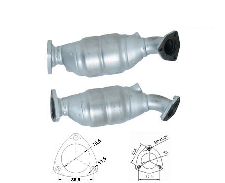 VW PASSAT 3B(G) 1.6i 8V 1595 cc 75 Kw / 102 cv ALZ Magnaflow CAT