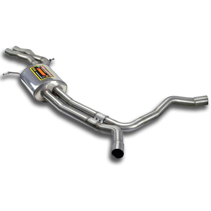 AUDI A6 C7 4G (Sedan + Avant) 2.8 FSI V6 (204 Hp) 2011 -> 2014 Centre exhaust + "X-Pipe"