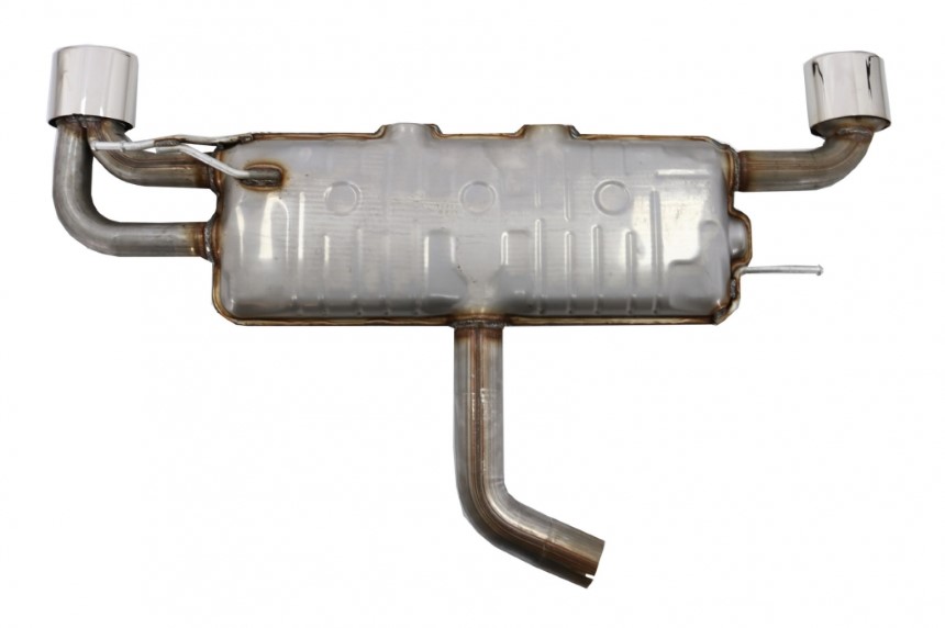 VW Scirrocco Duplex einddemper R-Look