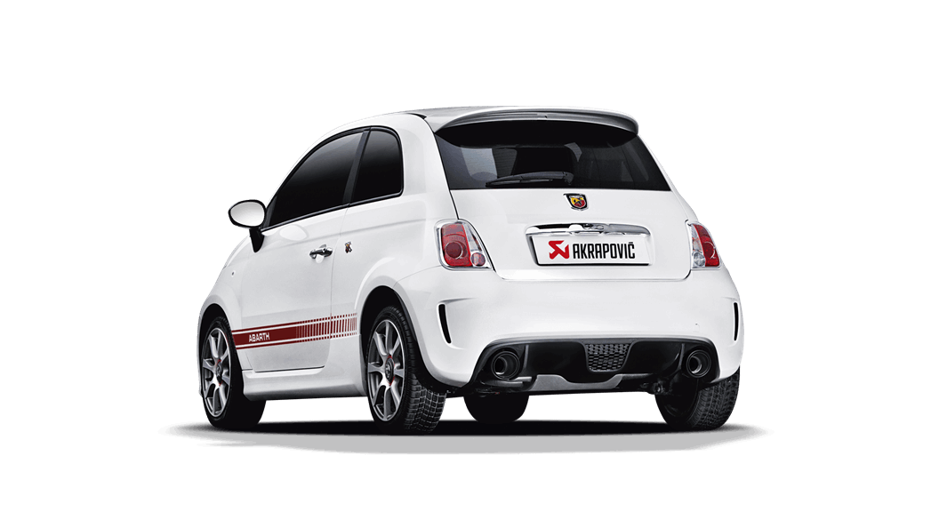 Abarth 500 “Slip On” Uitlaat Systeem Akrapovic