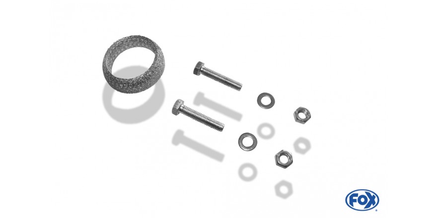 Honda Civic III/ CRX II Einddemper dwars - 1x114 Typ 10 FOX