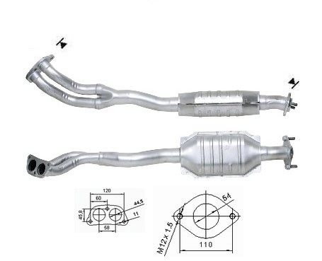 Mazda MX5 1.6i 16V 1598 cc 81 Kw / 110 cv B6 Magnaflow CAT Bouwj