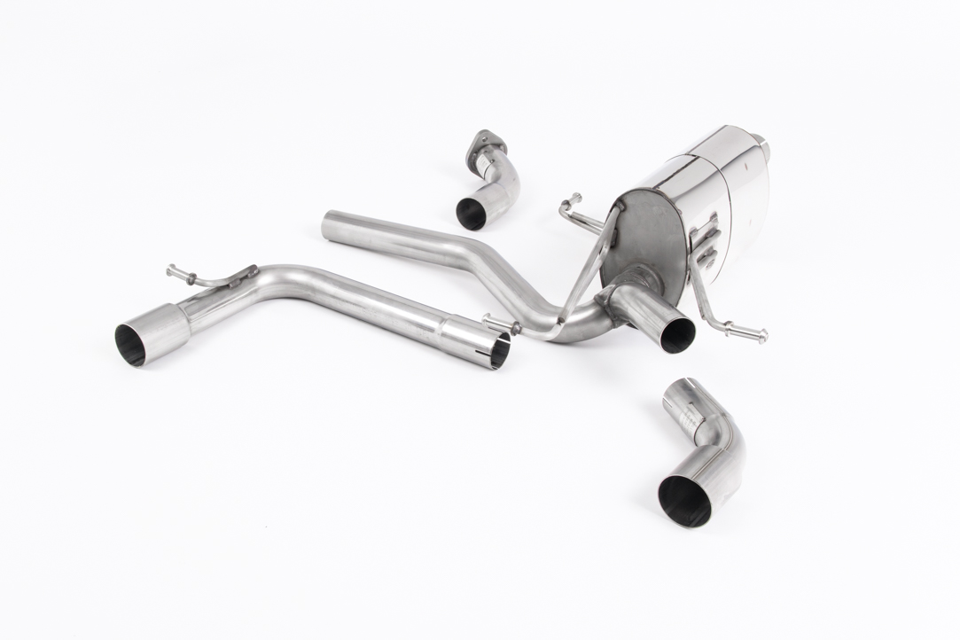 Suzuki Swift Sport 1.4 BoosterJet Axel back System with GT-115 Burnt Titanium Trims - EC Approved