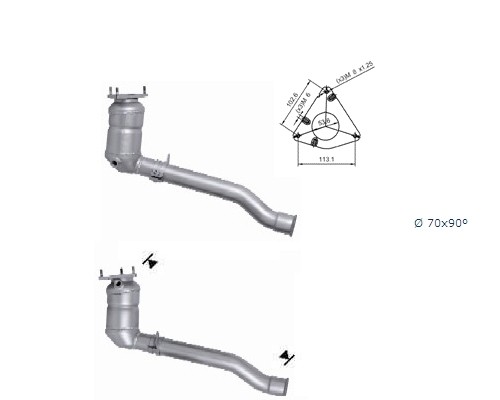 Citroen C5 3.0i V6 2946 cc 155 Kw / 210 cv ES9A (XFV) Magnaflow 