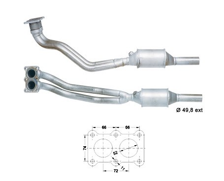 Seat TOLEDO 1.6i 1595 cc 74 Kw / 100 cv AKL Magnaflow CAT Bouwja