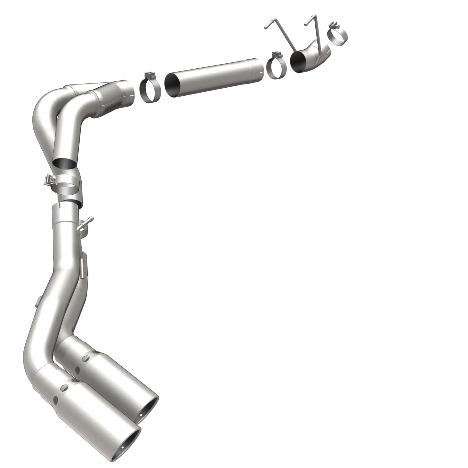 Dodge Cat-Back PI 07 Dodge Ram CC/MC 6.7L Magnaflow Cat-Back