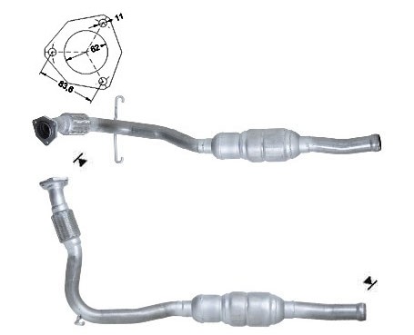 Saab 9-3 2.2TD TID 2171 cc 92 Kw / 125 cv D223L Magnaflow CAT Bo