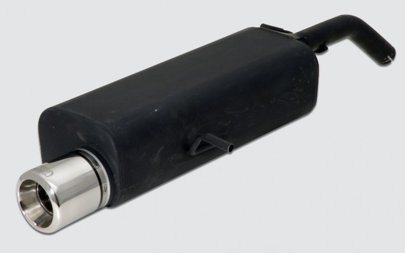 Einddemper Citroen C3 2002-2009 RVS eindstuk 70mm