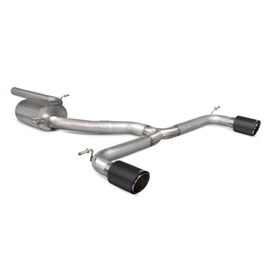 Scorpion uitlaat Volkswagen MK7.5 Golf GTi (TCR & GPF Models) carbon fibre