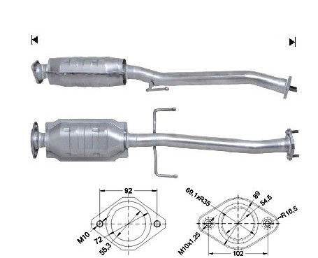 Mazda 323 F 2.0i 16V 1991 cc 96 Kw / 131 cv FS Magnaflow CAT Bou