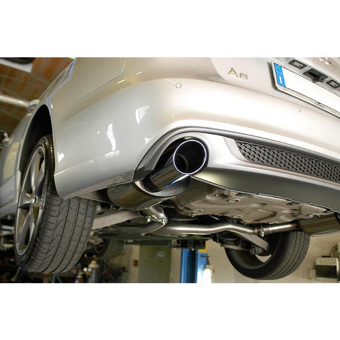 AUDI A6 C7 4G (Sedan + Avant) 2.0 TDI (177 - 190 Hp) 2011 -> 2014 Rear exhaust Left O100