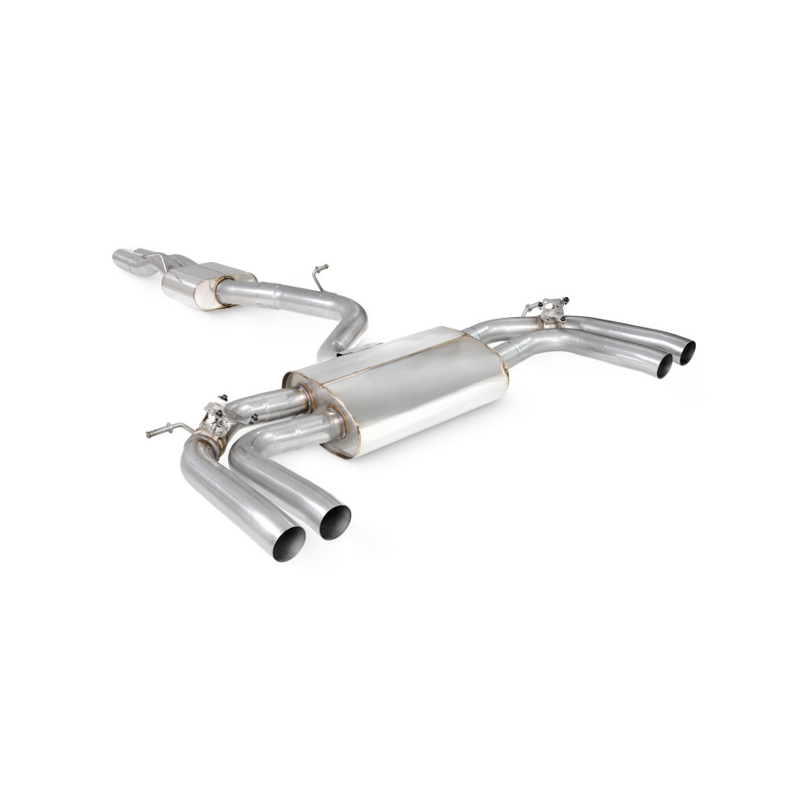 Audi RS3 8Y Saloon / Sedan 21 - Current ROW Non-GPF Model Non-Resonated Cat/GPF-back system with elec valves