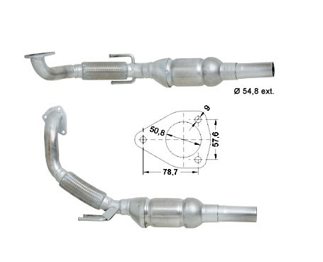 VW VENTO 1.9TD 1896 cc 81 Kw / 110 cv AFN Magnaflow CAT Bouwjaar