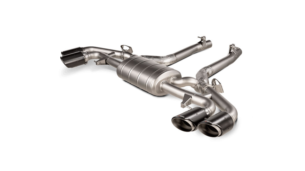 Akrapovic BMW X5M (F95) X6M (F96) met Gpf (2022+) – Titanium Uitlaat Systeem