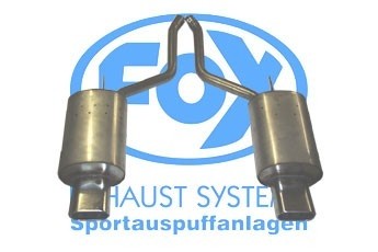 BMW E38 730i/ 735i/ 740i Einddemper rechts/links - 160x80 Typ 53