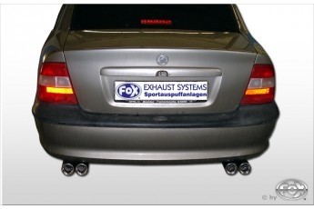 Opel Vectra B Einddemper Uitgang rechts/links - 2x76 Typ 13 rech