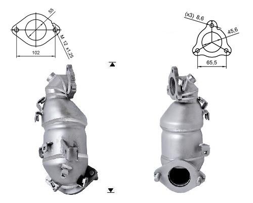 Kia CEED 1.6TD CRDI 1582 cc 66 Kw / 90 cv D4FBL Magnaflow CAT Bo