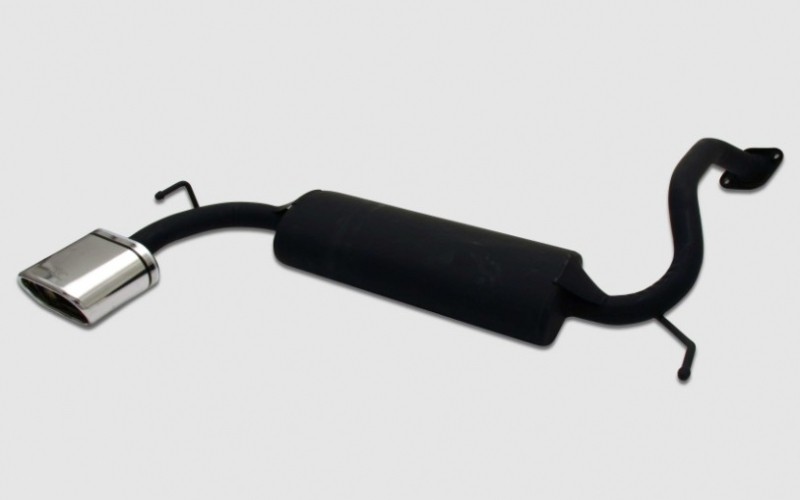 Einddemper Honda CRX 1987-1992 RVS eindstuk 100mm Rond