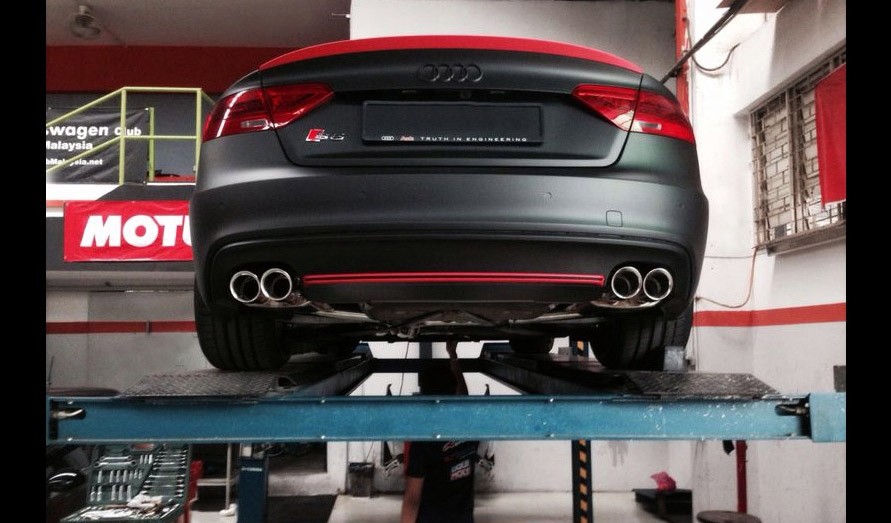 FI Exhaust Cat-Back Systeem Audi S4 8K B8 3.0TFSi Valvetronic