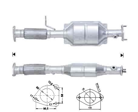 Rover 45 2.0i V6 1997 cc 110 Kw / 150 cv 20K4F Magnaflow CAT Bou