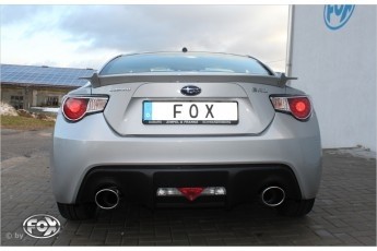 Subaru BRZ/ Toyota GT86 Einddemper dwars Uitgang rechts/links -