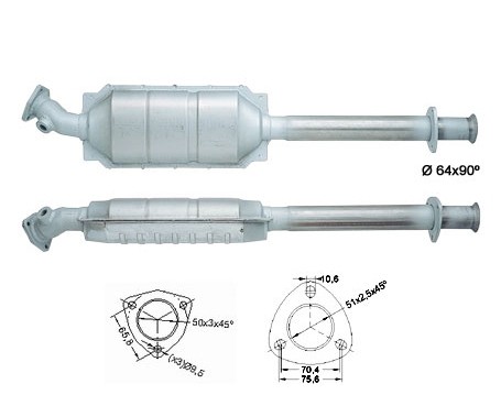 Lancia DEDRA 1.8ie 1756 cc 74 Kw / 101 cv Magnaflow CAT Bouwjaar