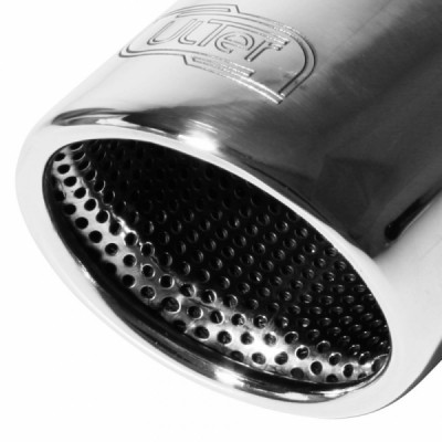 Einddemper VW Golf VI duplex 2008-2012 RVS eindstuk 90mm rond ul