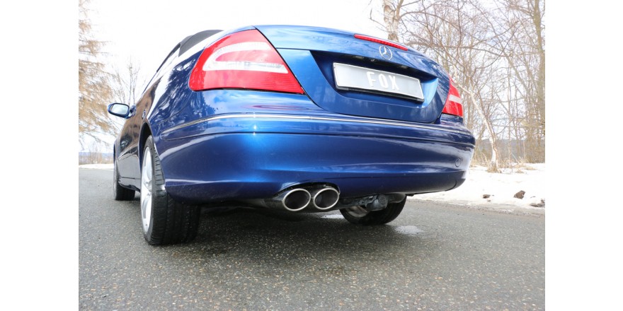 Mercedes CLK Typ 209 Einddemper eenzijdig 70mm - 2x115x85 Typ 32