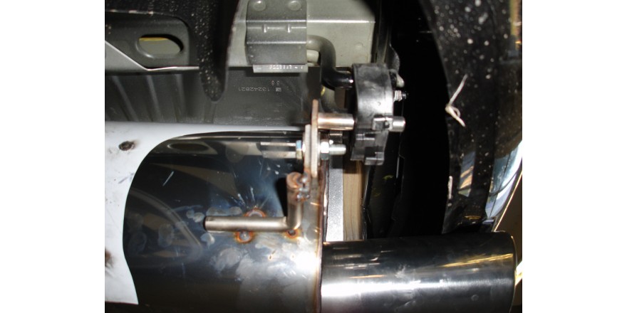 Opel Corsa D Einddemper Uitgang rechts/links - 1x90 Typ 13 recht