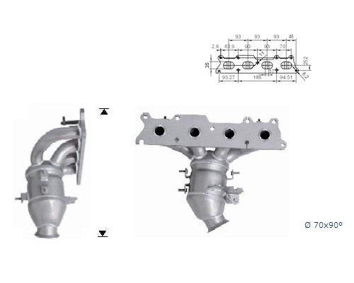 Citroen C5 2.0i 16V 1997 cc 103 Kw / 140 cv EW10A (RFJ) Magnaflo