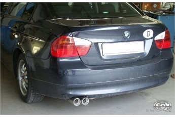 BMW E90 318i/ 320i Einddemper - 2x76 Typ 13 FOX