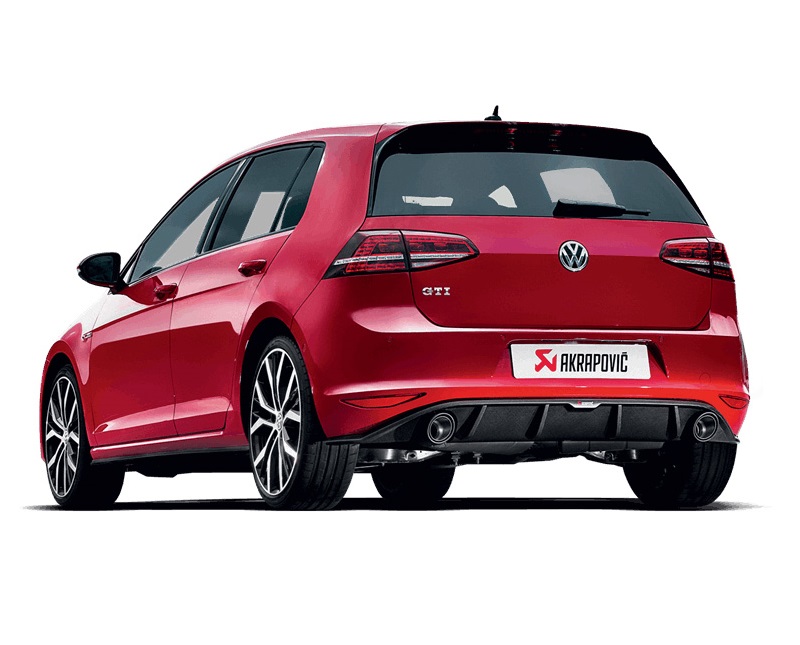 Akrapovic Volkswagen Golf 7 GTI Slip-On Line (Titanium) Uitlaat dempers