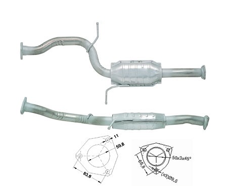 Ford GALAXY 2.0i 16V 1986 cc 85 Kw / 116 cv DL20 Magnaflow CAT B
