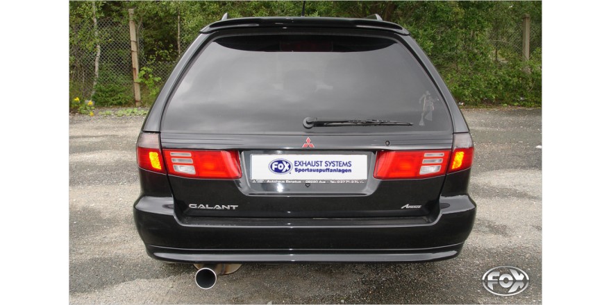 Mitsubishi Galant Kombi Typ EA Einddemper - 1x100 Typ 13 FOX