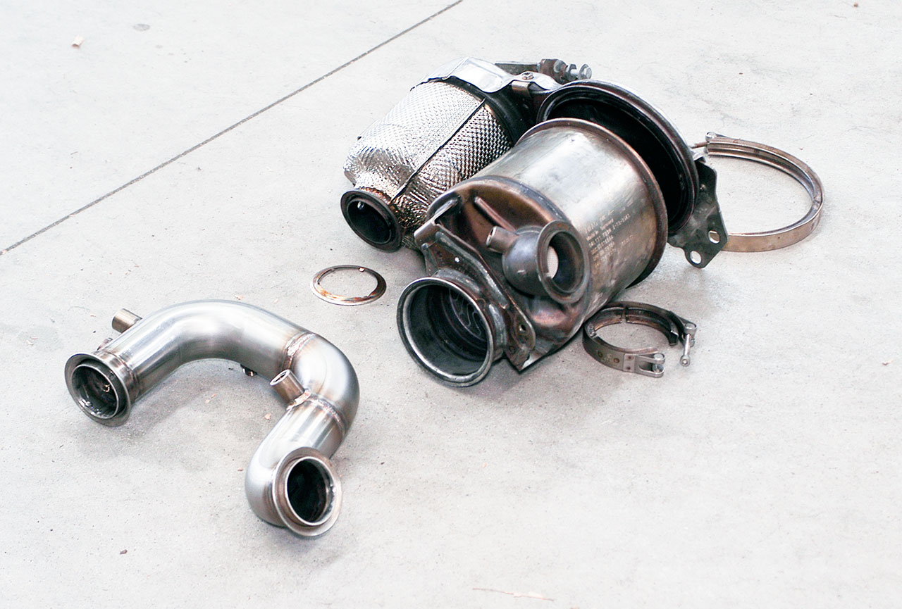 AUDI A3 8V Sedan 2.0 TDI (150 Hp) 2013 Turbo Downpipe (replaces diesel soot filter) With sensor bung