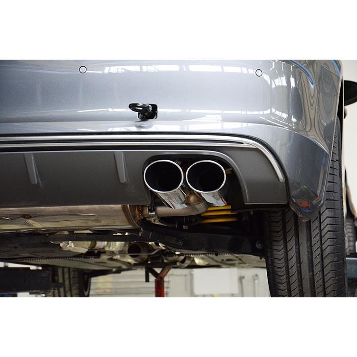 AUDI A3 8V Sedan Facelift 2.0 TFSI (190 Hp) 2016 Endpipe kit 100x75 Right + 100x75 Left