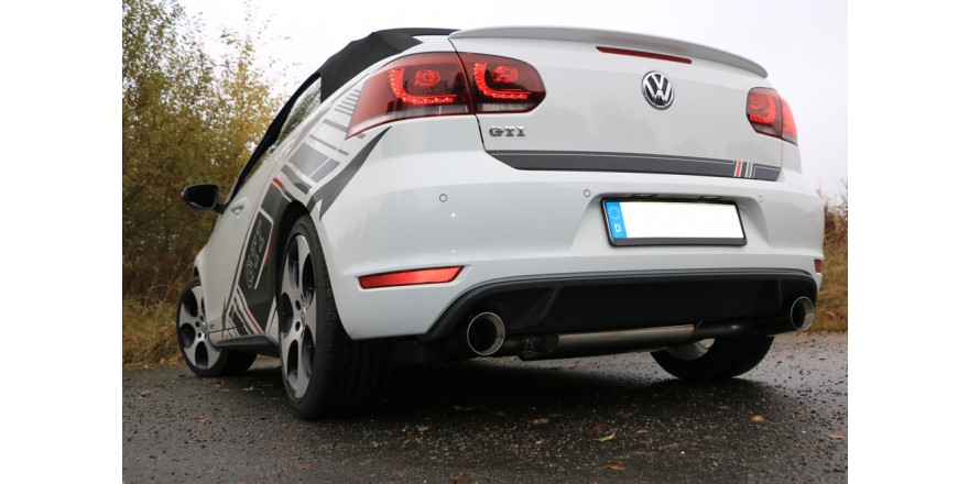 VW Golf VI TSI 1,8l/ GTI/ GTD Einddemper Uitgang rechts/links -