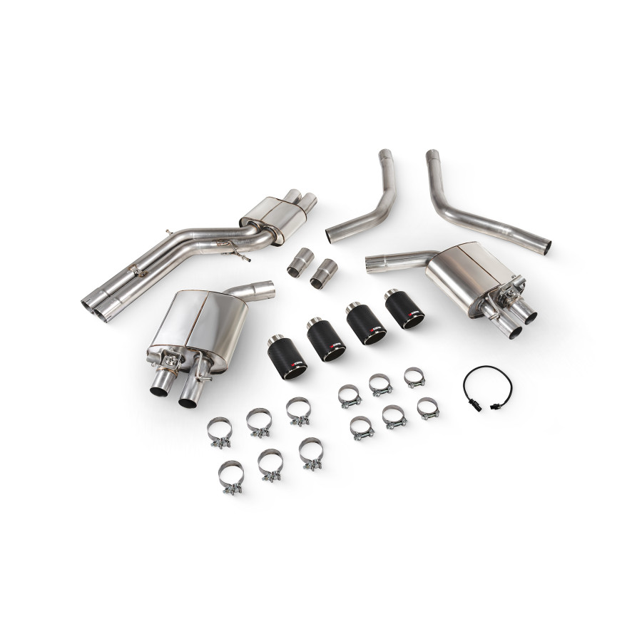 Audi S7 C7 4.0 TFSI Biturbo Quattro Resonated half system with electronic valves
