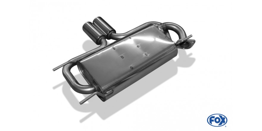 Mazda MX5 Typ NB Einddemper Uitgang midden - 2x80 Typ 13 midden