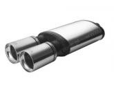Sport-Eindemper 2x100mm Universeel RVS Ulter-Sport