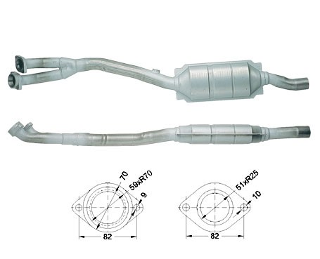 BMW 730i V8 2997 cc 160 Kw / 218 cv M60 E38 Magnaflow CAT Bouwja