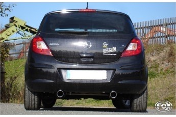 Opel Corsa D Einddemper Uitgang rechts/links - 1x90 Typ 13 recht