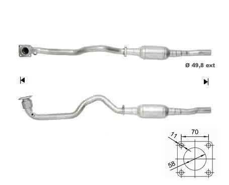 VW BORA 1.4i 16V 1390 cc 55 Kw / 75 cv AHW Magnaflow CAT Bouwjaa