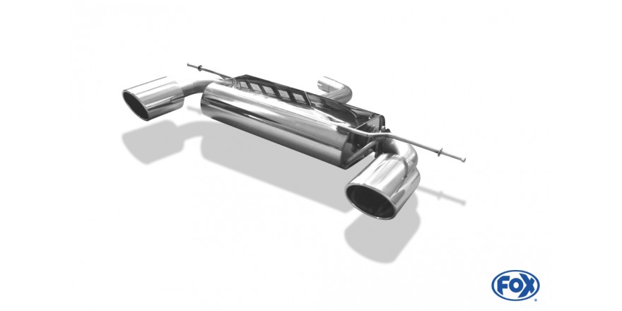 VW Scirocco - 13 Einddemper Uitgang rechts/links 55mm - 129x106