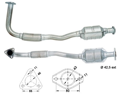 Daewoo MATIZ 0.8 796 cc 38 Kw / 51 cv Magnaflow CAT Bouwjaar: 4/