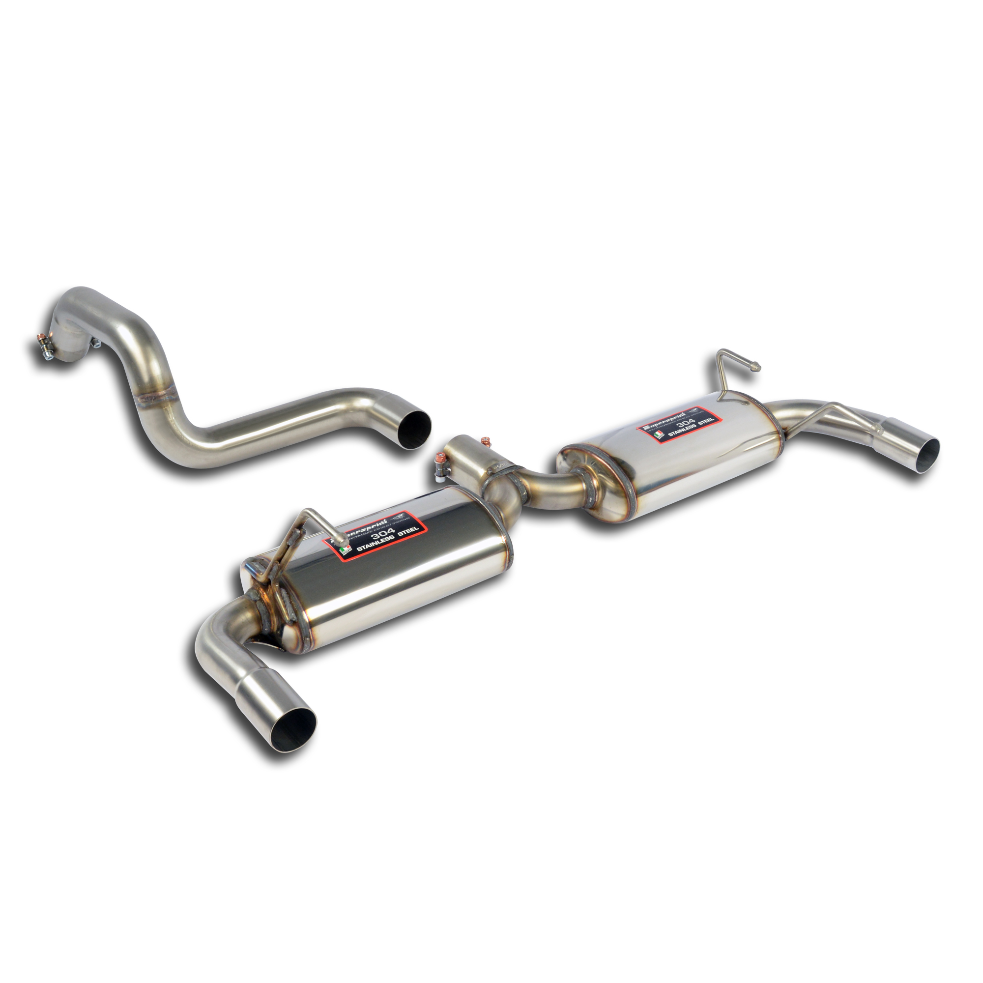 595 ABARTH 1.4T "Trofeo Edition" (140 Hp) (Ø65) 2015 Rear exhaust Right - Left